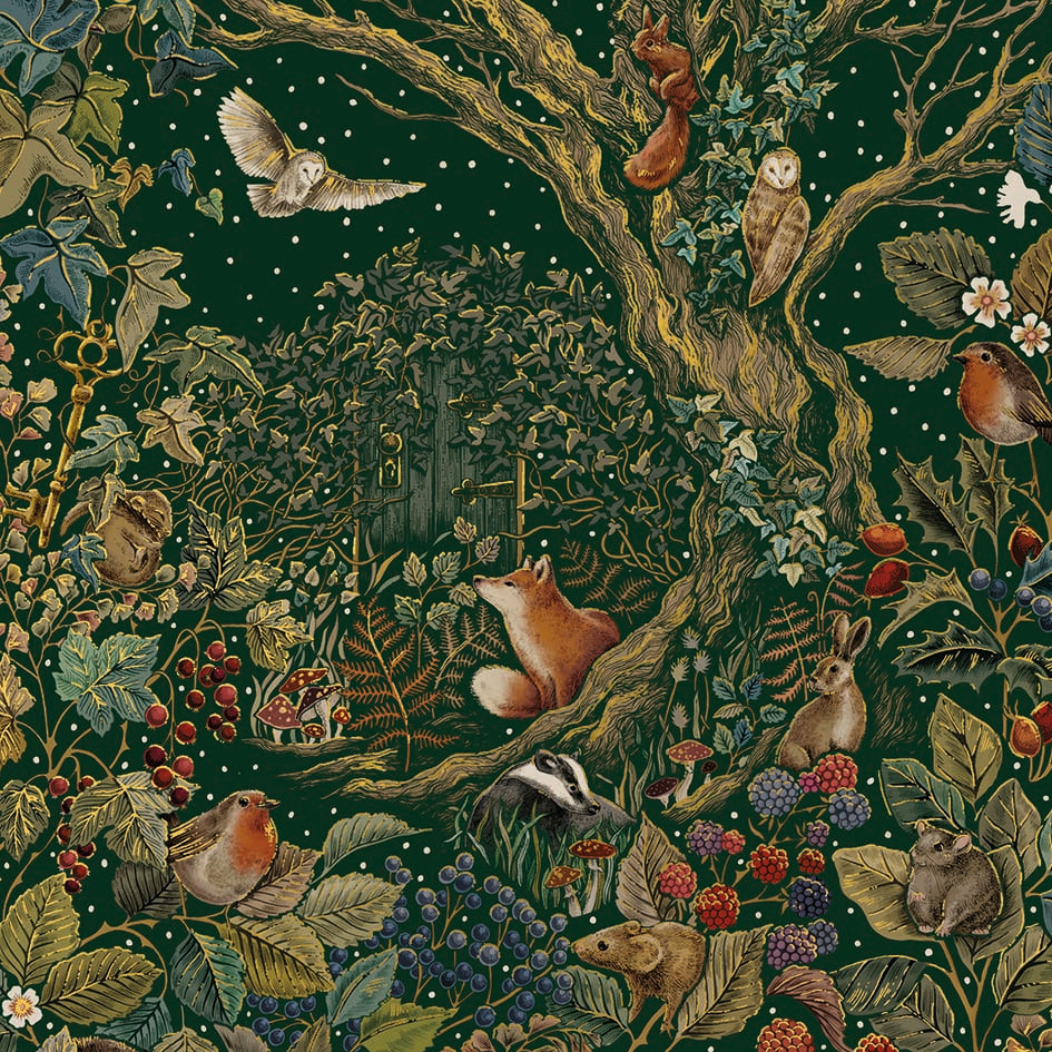 The Art File Secret Garden Boxed Christmas Cards | Putti Christmas