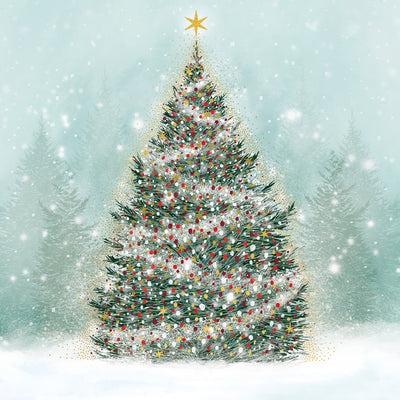 The Art File Enchanted Christmas Tree Boxed Christmas Cards | Putti Christmas