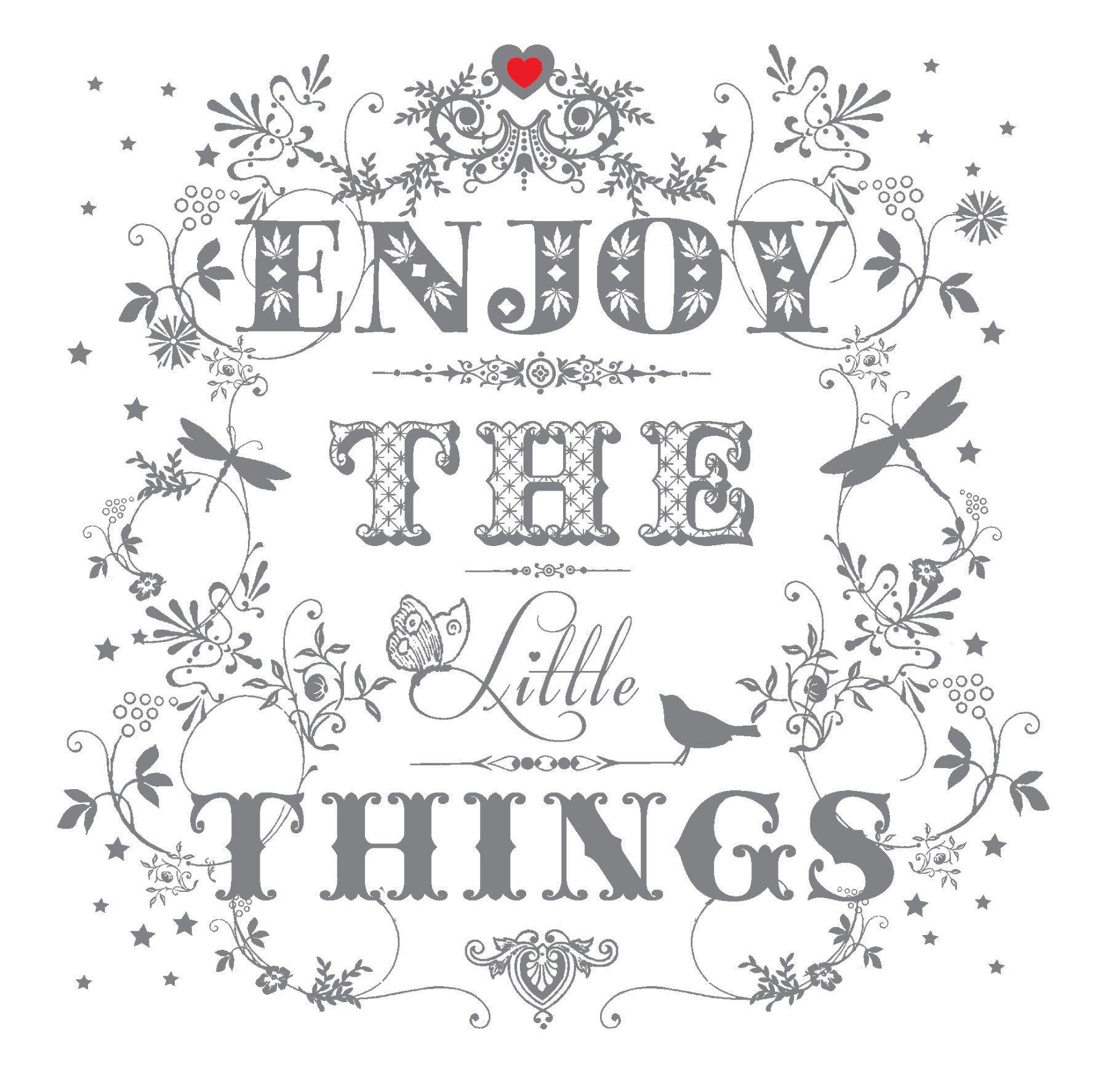 "Enjoy the Little Things" Greeting Card, ID-Incognito Distribution, Putti Fine Furnishings