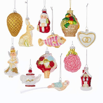 Noble Gems Wedding Ornaments 12pc set