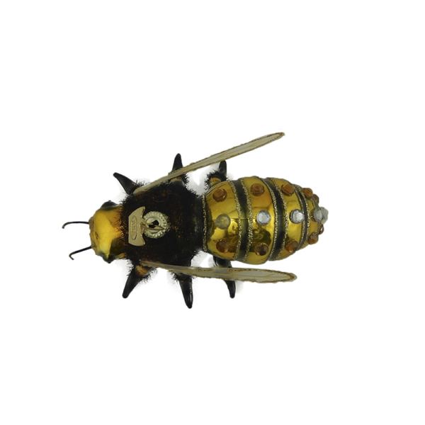 Kurt Adler Honey Bee Glass Ornament  | Putti Christmas Decorations