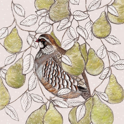 Fay's Studio Partridge in a Pear Tree Greeting Card | Putti Fine Furnishings