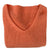 "Made in Italy" Mohair V-Neck Sweater - Coral