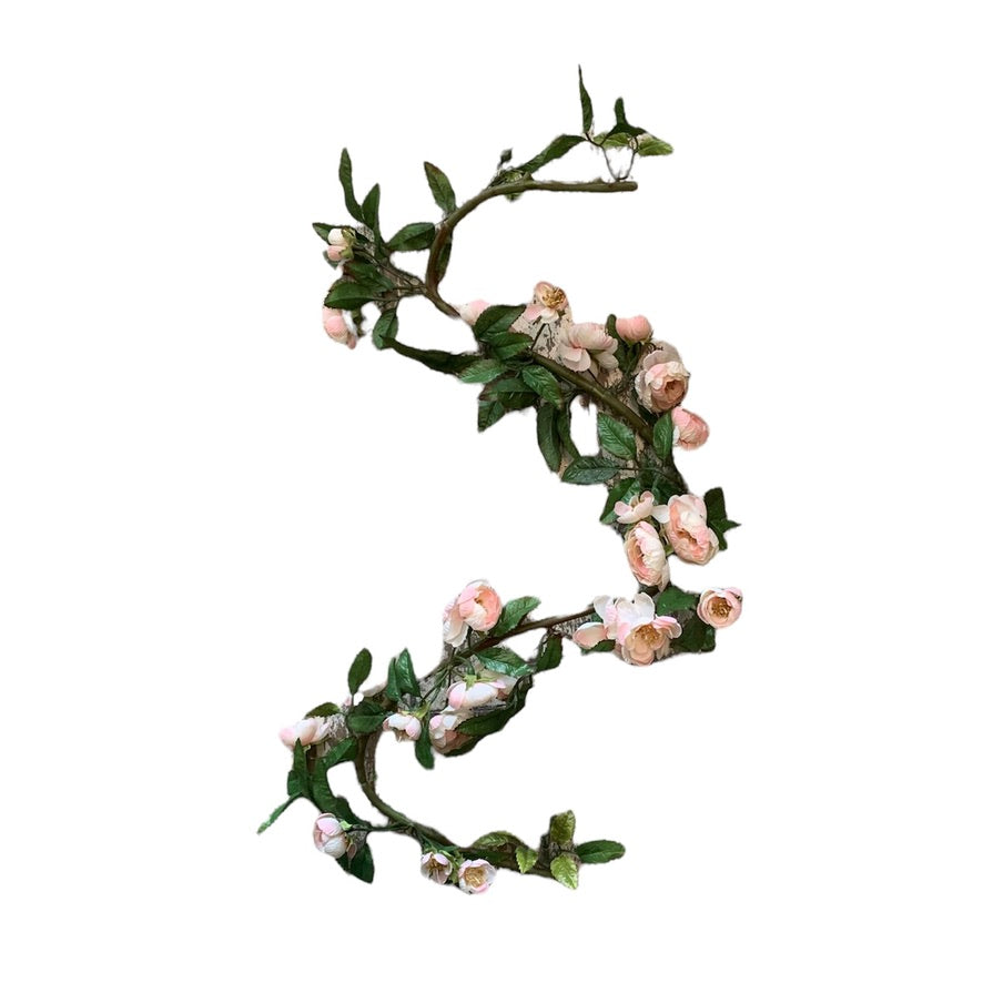 Pink Cherry Blossom Garland - 36" | Putti Fine Furnishings Canada