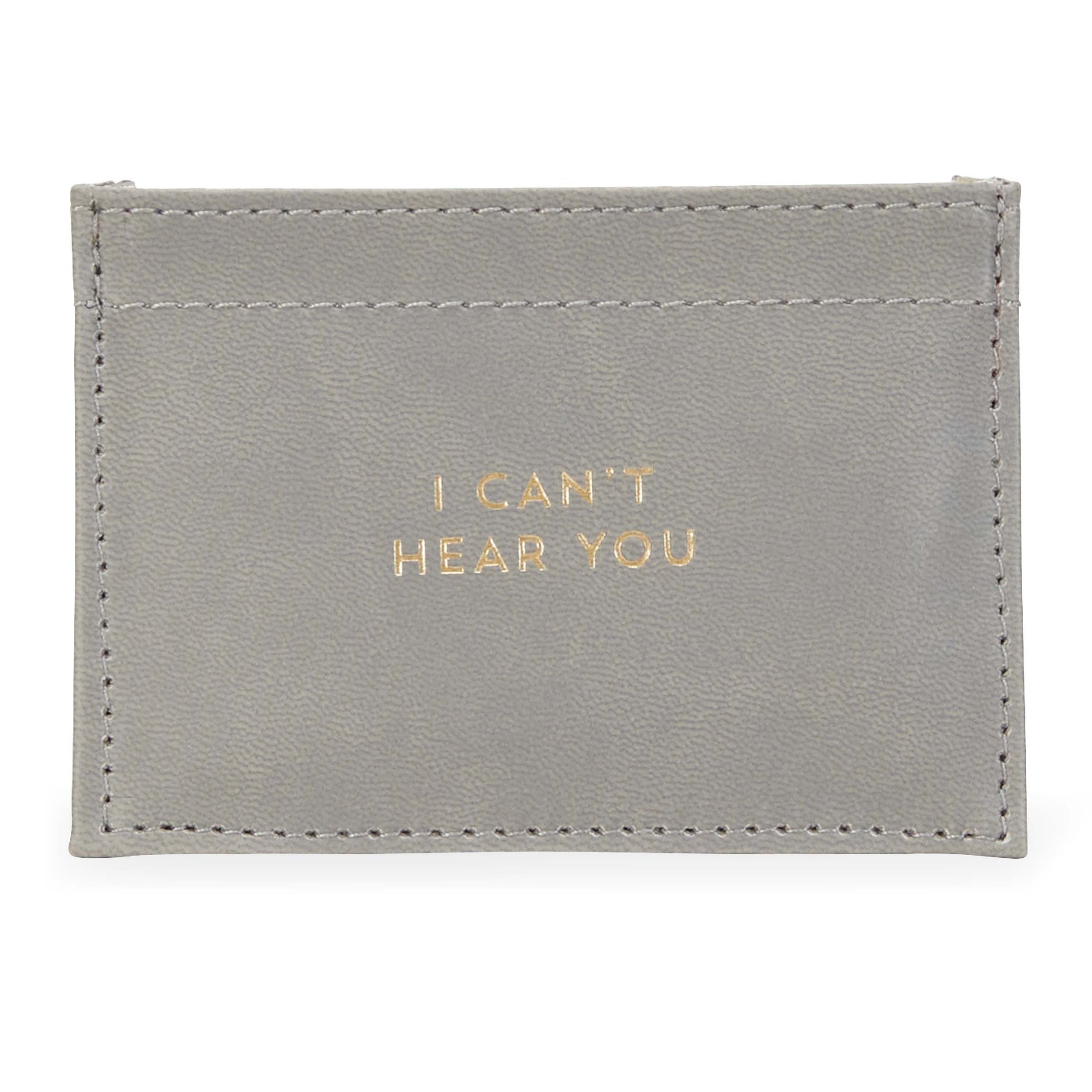 "I Can't Hear You" Leatherette Earbud Pouch, CRG-CR Gibson, Putti Fine Furnishings