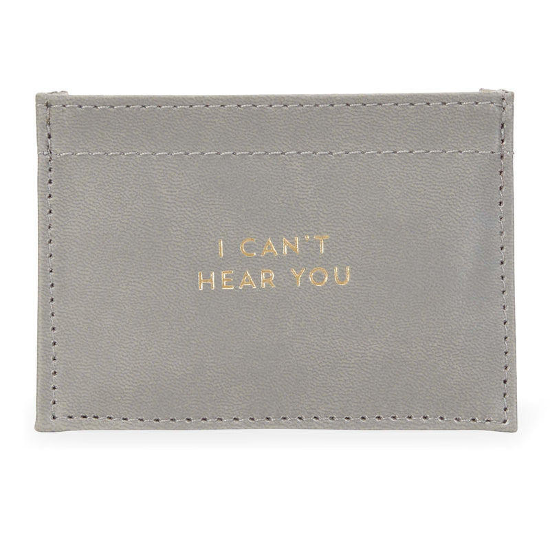 "I Can't Hear You" Leatherette Earbud Pouch, CRG-CR Gibson, Putti Fine Furnishings