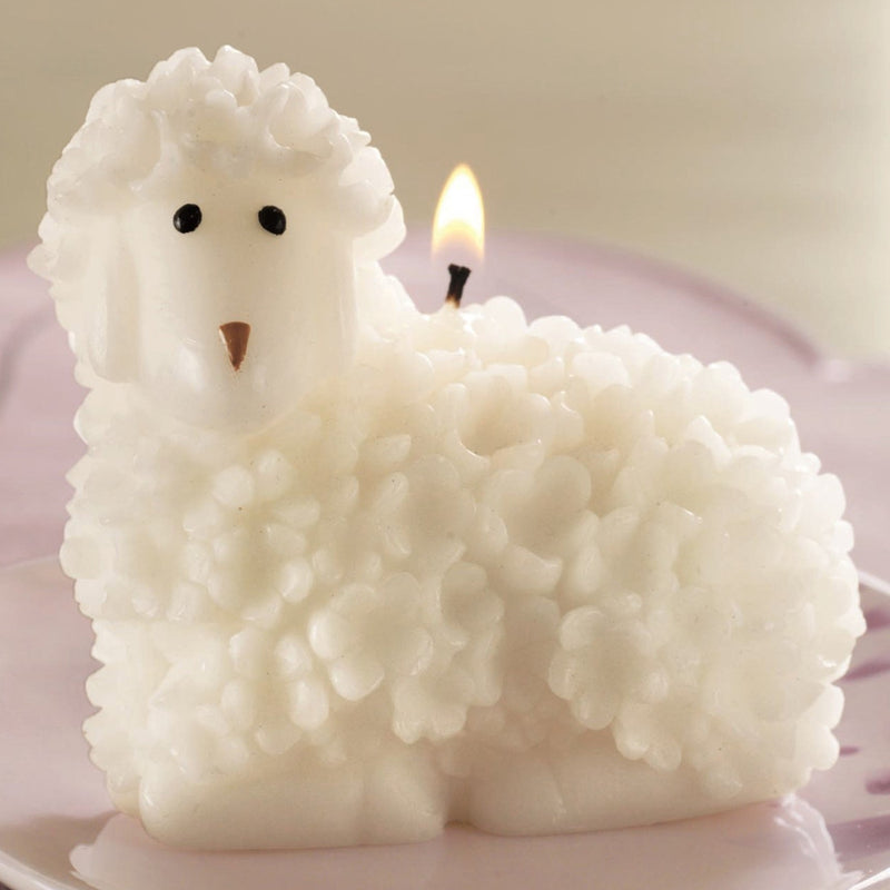 TAG White Lamb Candle | Putti Fine Furnishings Canada