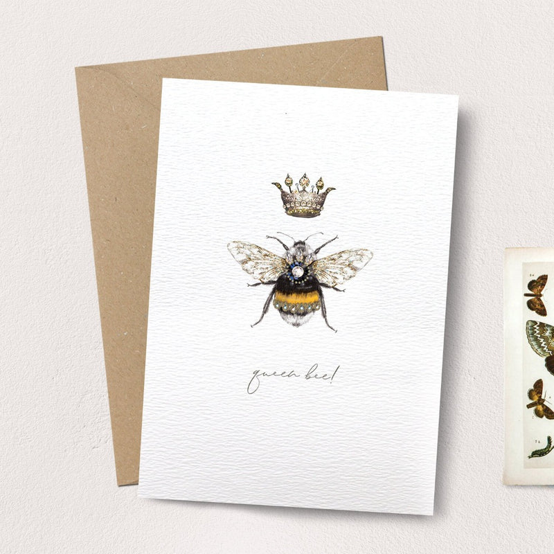 "Queen Bee" Greeting Card | Putti Celebrations
