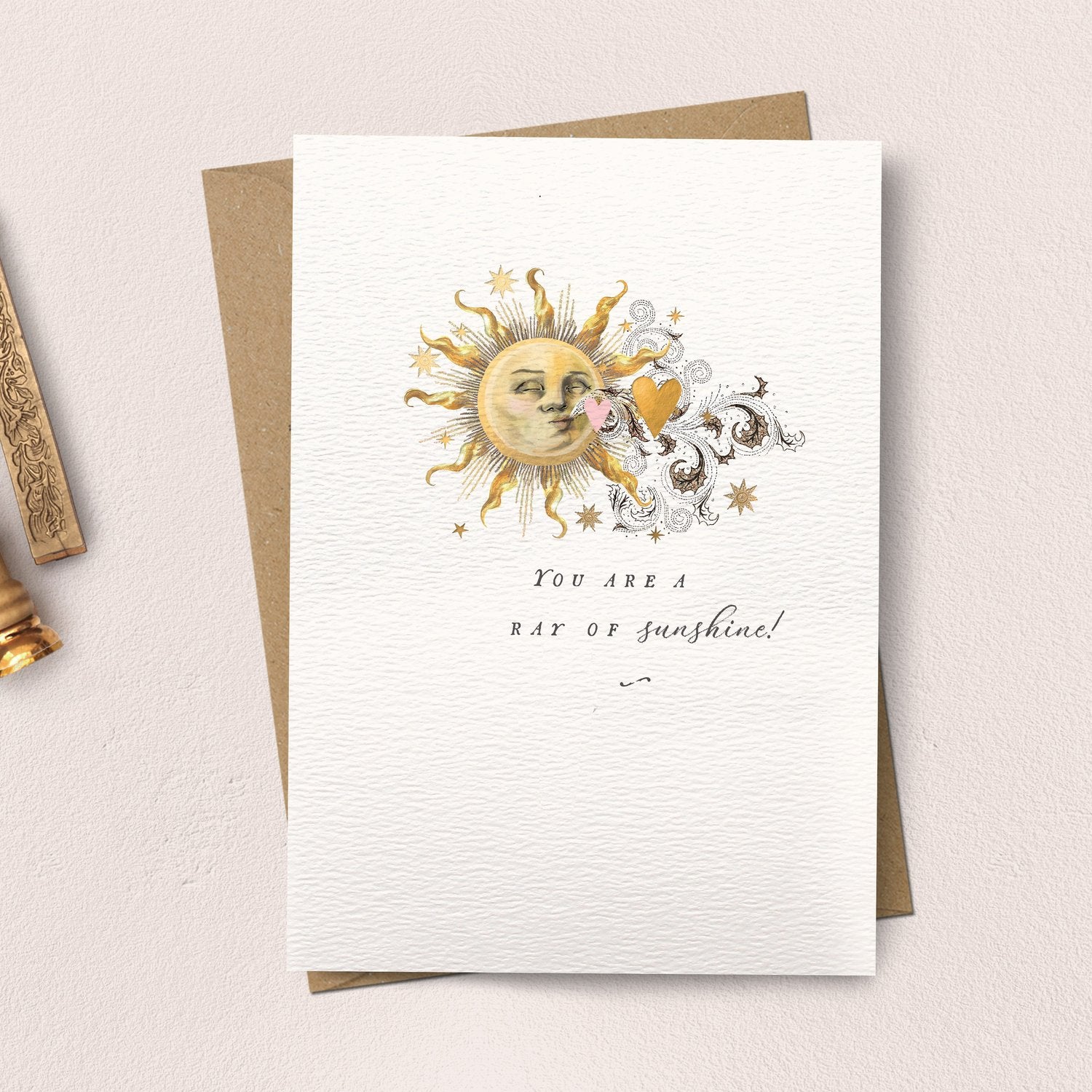 "You are a Ray of Sunshine" Greeting Card | Putti Celebrations