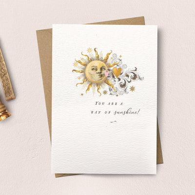 "You are a Ray of Sunshine" Greeting Card | Putti Celebrations