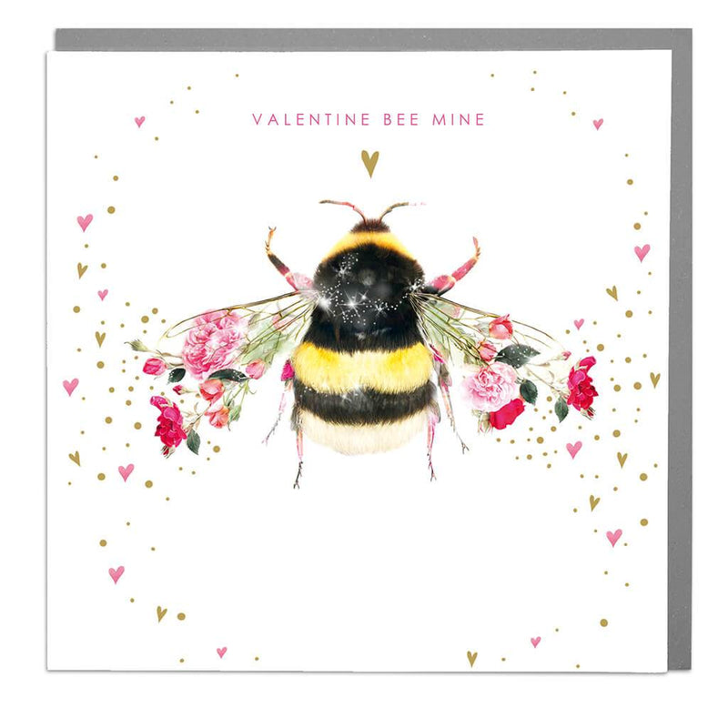 Lola Design Bee "Valentine Bee Mine" Greeting Card | Putti Celebrations
