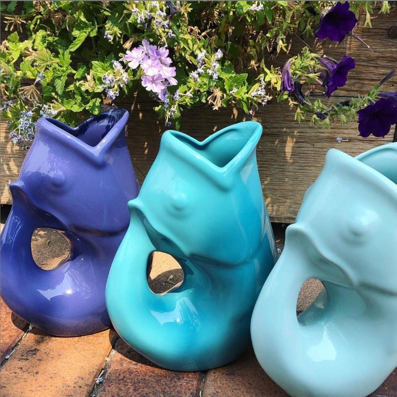 Indigo GurglePot Gurgle Pot pitcher | Putti Fine Furnishings Canada