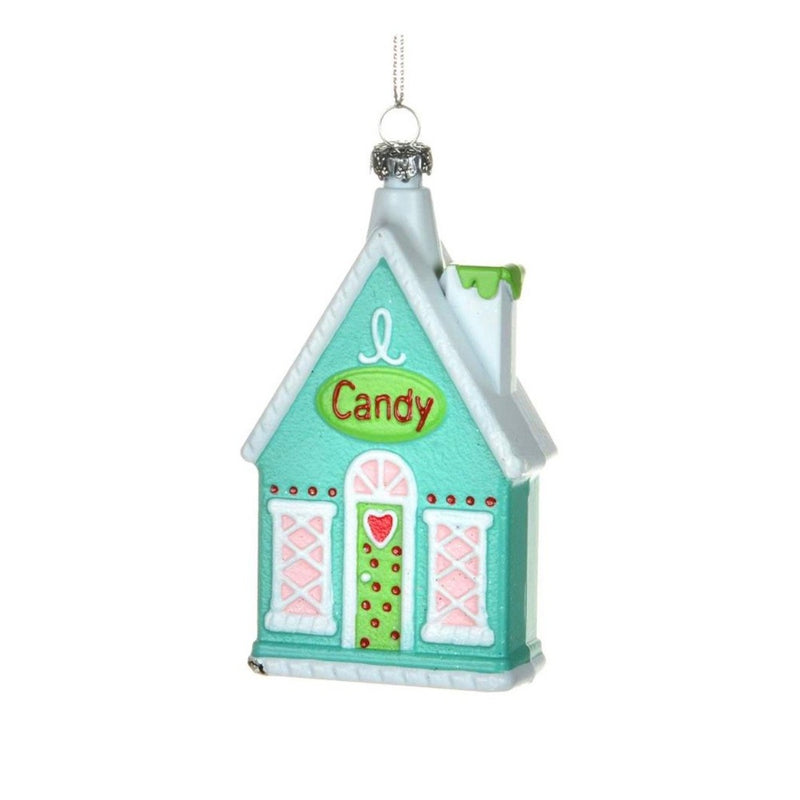 Pink and Aqua Candy Shop Ornament