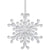 Clear Snowflake Ornament | Putti Christmas Canada