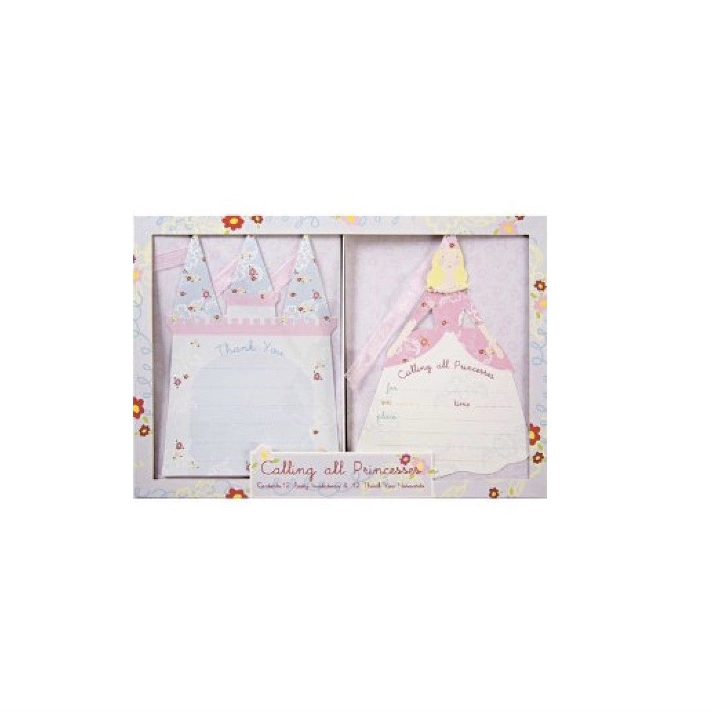  Meri Meri Princess Party Invitations & Thank You Notes, MM-Meri Meri UK, Putti Fine Furnishings