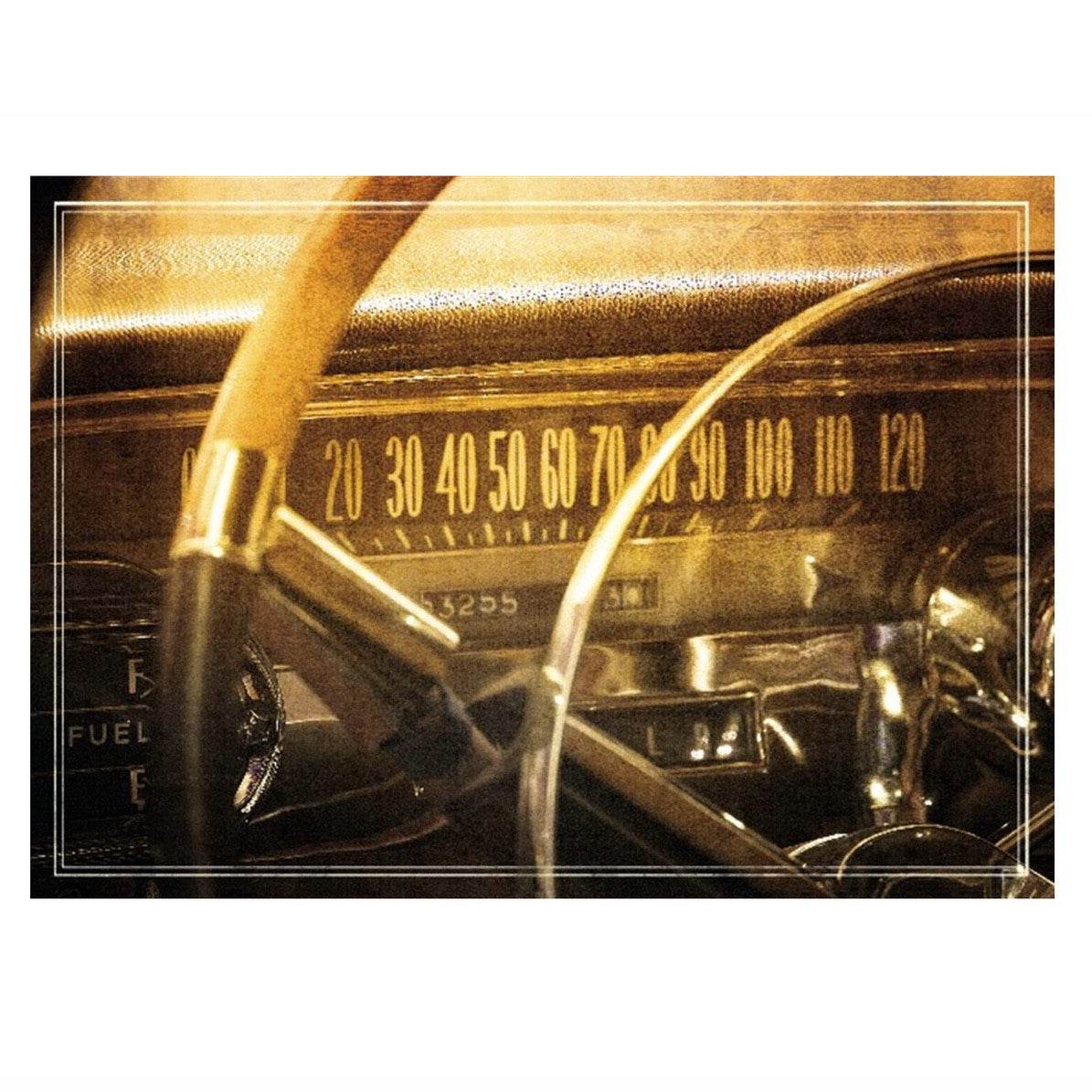 Vintage Steering Wheel Greeting Card, JE-Jannex Enterprises, Putti Fine Furnishings