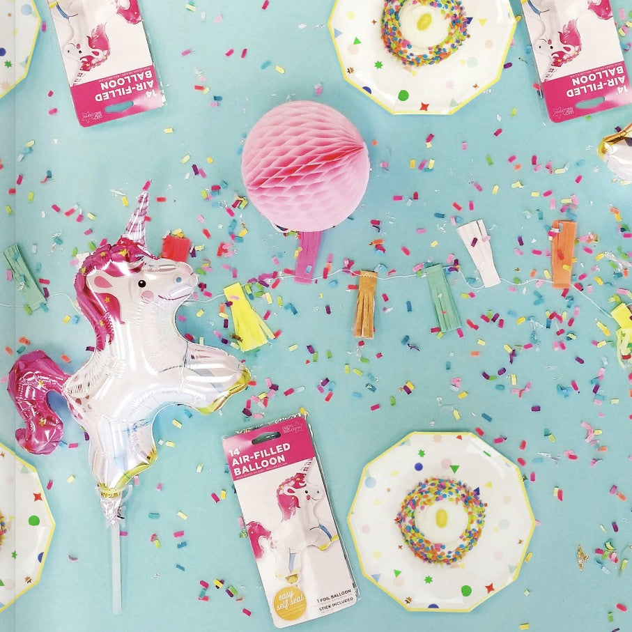 Unicorn Mylar Balloon on Stick, Northstar Balloons, Putti Fine Furnishings