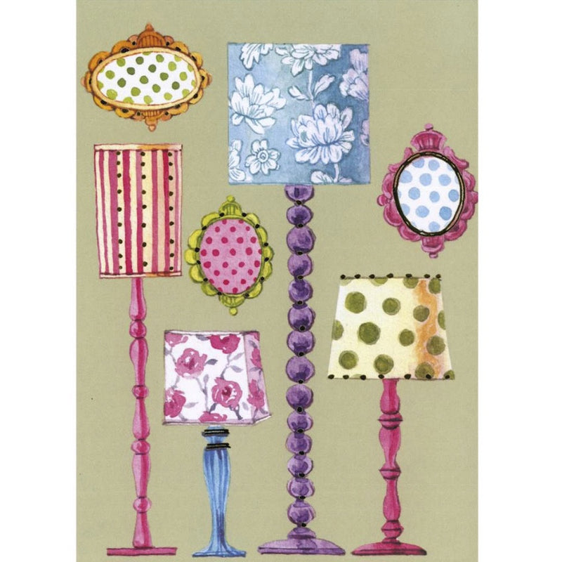 Standing Lamps Greeting Card, JE-Jannex Enterprises, Putti Fine Furnishings
