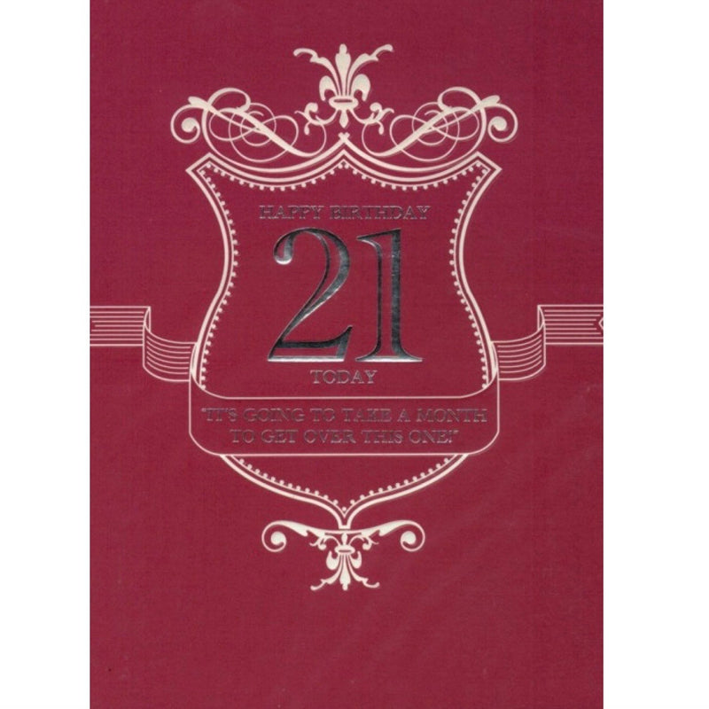  21st Birthday Card, ID-Incognito Distribution, Putti Fine Furnishings