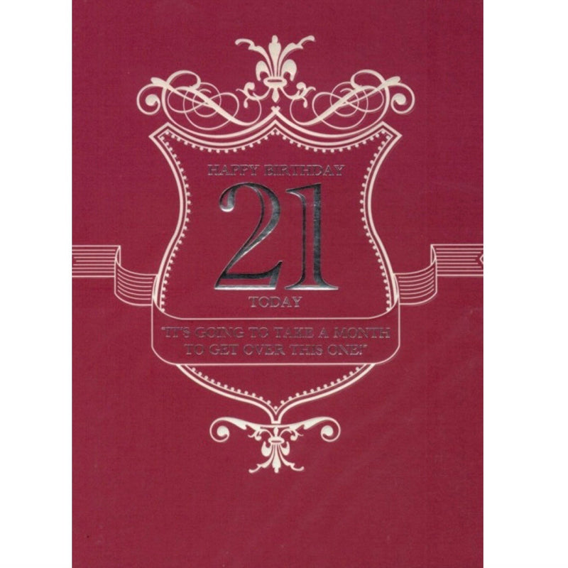 21st Birthday Card, ID-Incognito Distribution, Putti Fine Furnishings