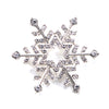 Crystal Snowflake Christmas Brooch | Putti Fine Fashions