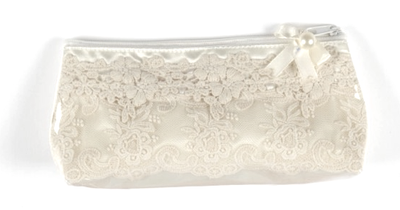 Miss Rose Sister Violet Cream Coated Lace Washbag, MRSV-Miss Rose Sister Violet, Putti Fine Furnishings