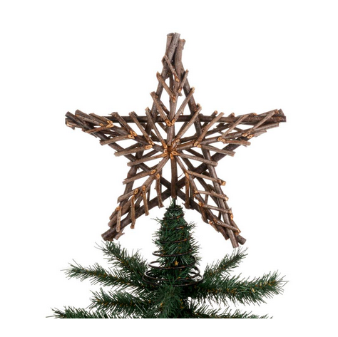 Twig Star Christmas Tree Topper | Putti Fine Furnishings
