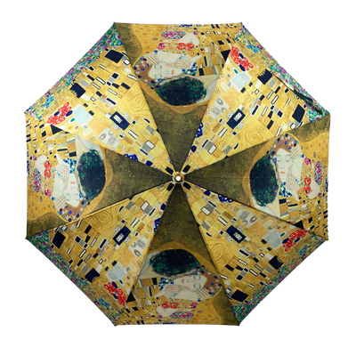 Soak London Classic Klimt The Kiss Walking Stick Umbrella | Putti Fine Fashions