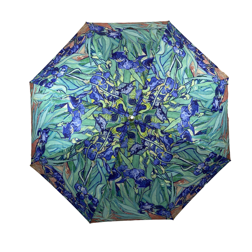 Soak London Van Gogh "Irises" Walking Stick Umbrella | Putti Fine Fashions