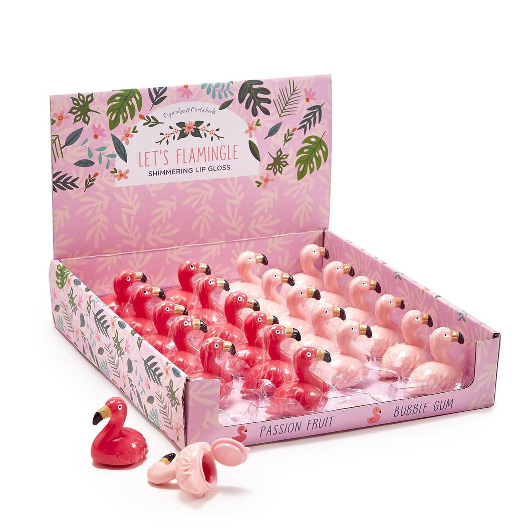 "Let's Flamingle" Pink Flamingo Lip Gloss