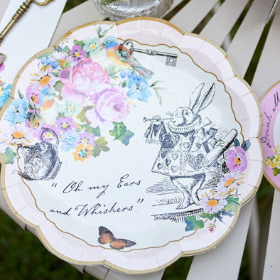 Truly Alice Dainty Plates - Small -  Party Supplies - Talking Tables - Putti Fine Furnishings Toronto Canada - 3