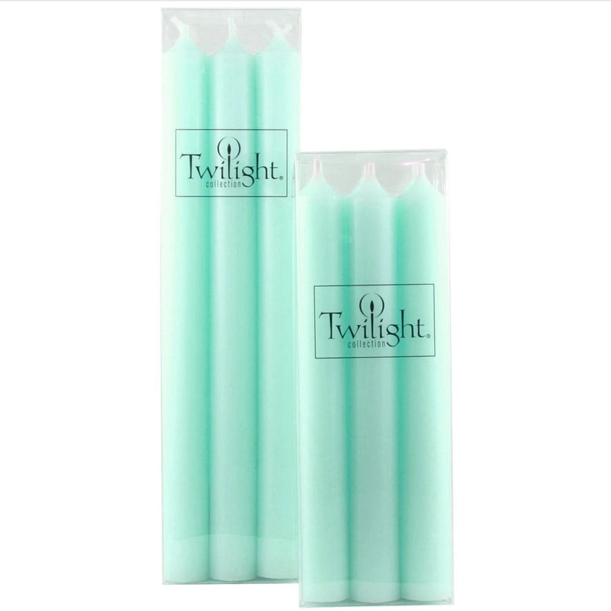 Twilight Taper Candles - Mint | Putti Fine Furnishings Canada