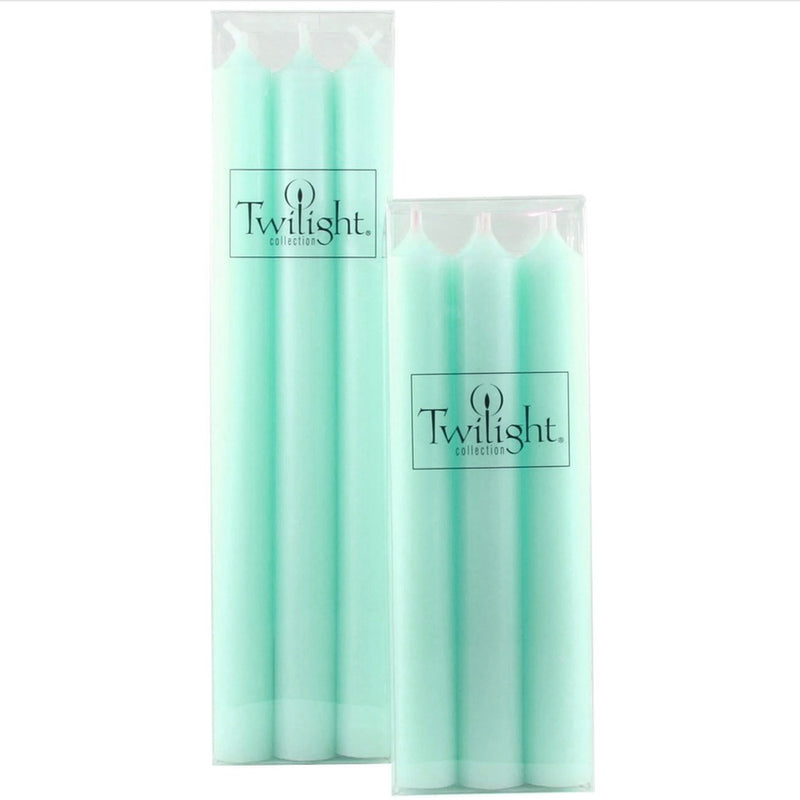 Twilight Taper Candles - Mint | Putti Fine Furnishings Canada