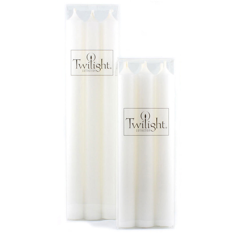 Twilight Taper Candles - White, Twilight, Putti Fine Furnishings