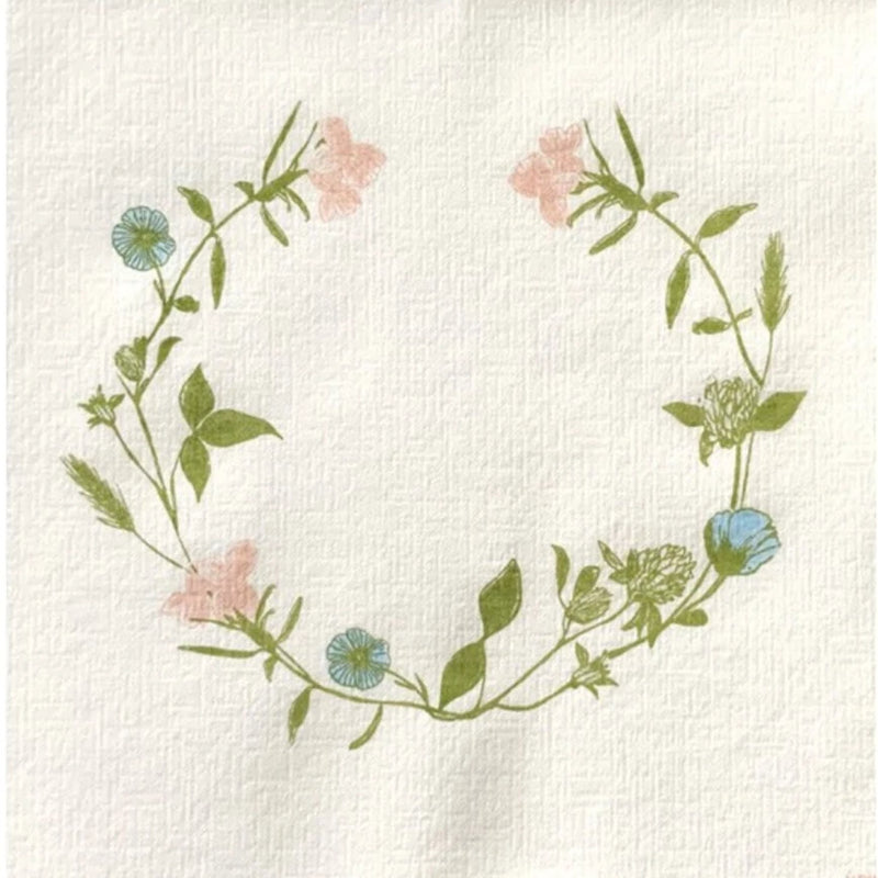 Francoise Paviot "Fleurs des pres" Dinner Napkin