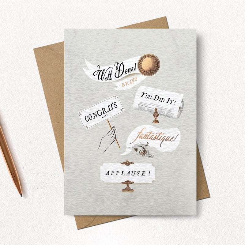 Well Done Signs Greeting Card