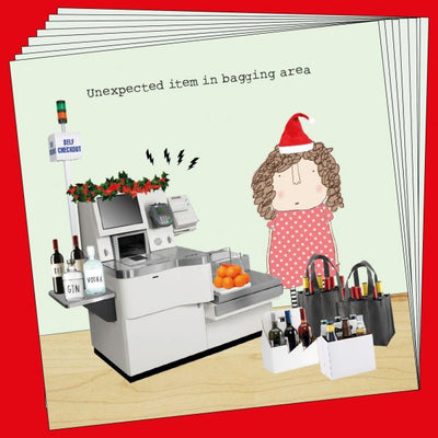 Rosie Made a Thing Box Set Christmas Cards - Bagging Area Xmas | Putti Christmas Canada