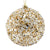 Gold Beaded Ball Ornament