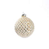 Pale Gold Glass Ball Ornament