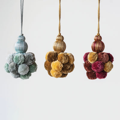 Gold Pom Pom Tassel | Putti Fine Furnishings