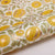 Hand Block Printed Gift Wrap Sheets - Marigold Glitz Sunshine