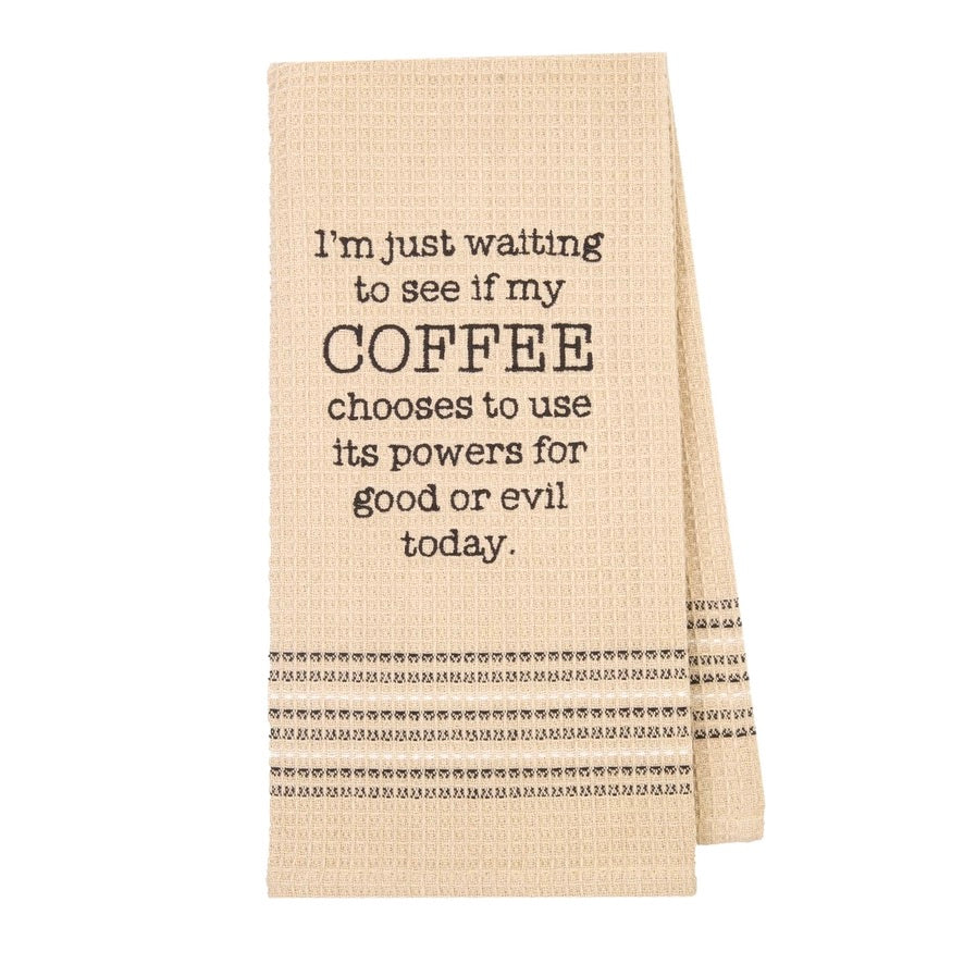 Mona B Dry Wit Towel - Good or Evil - Putti Fine Furnishings