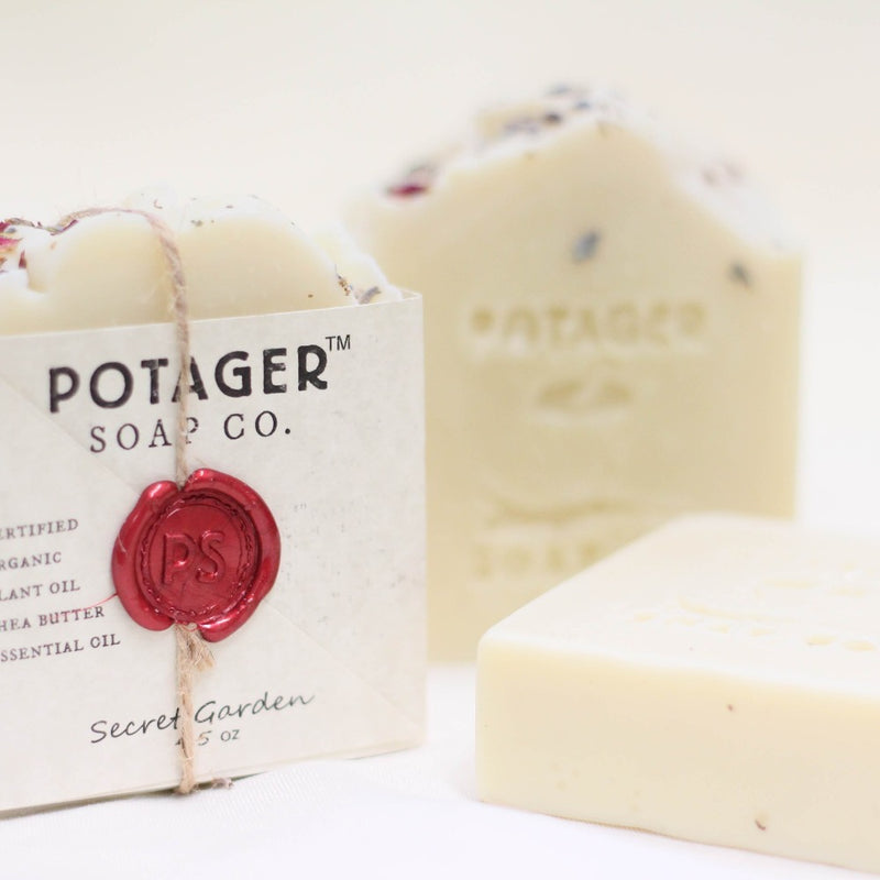 Potager Soap Company Handmade Organic Soap - Secret Garden | Putti