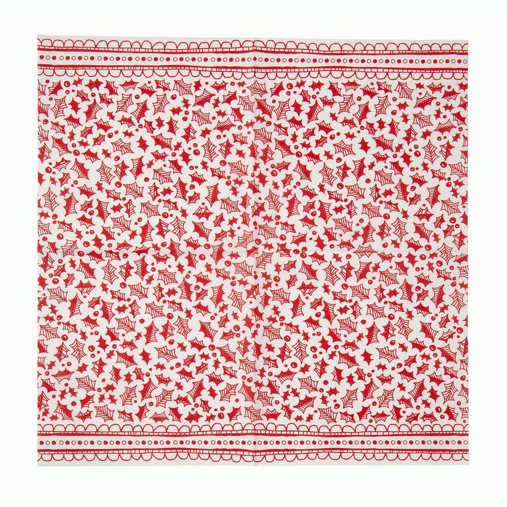 Red & White Christmas Dinner Napkin, TT-Talking Tables, Putti Fine Furnishings
