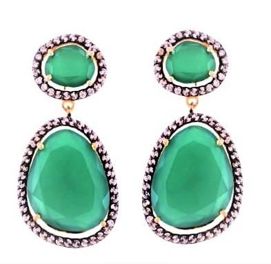 Green Onyx Drops | Valentine Rouge | Toronto, Canada