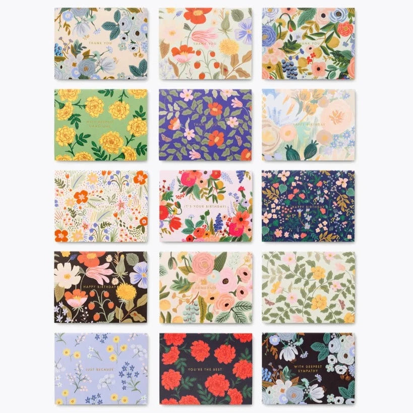Rifle Paper Co. Mixed Florals Essentials Card Box