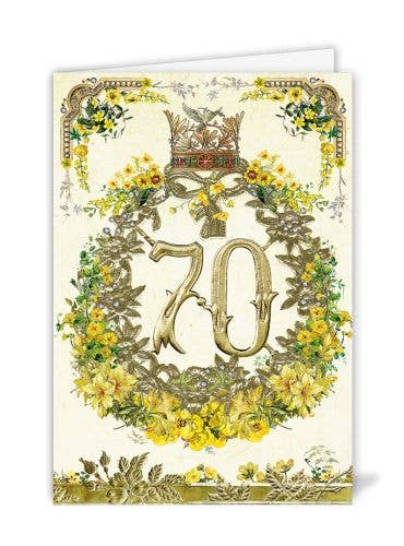 70 Crown Crest Greeting Card