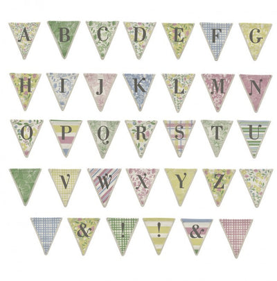 Meri Meri Alphabet Bunting - Letter K, MM-Meri Meri UK, Putti Fine Furnishings