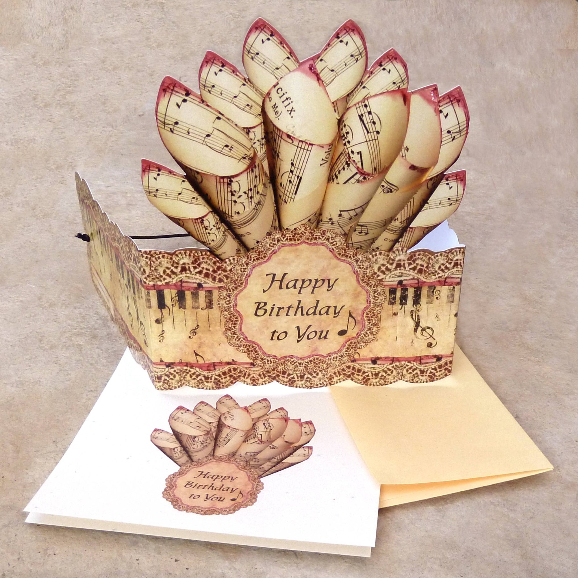 Heart The Moment - Greeting Card with Tiara, Happy Birthday to You, Music