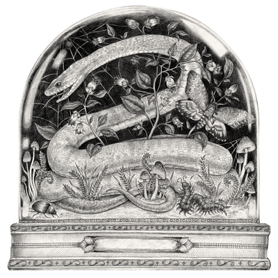 Hester & Cook Die-cut Snake Cloche Placemat